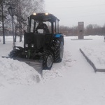 В Белове продолжается вывоз снега с общественных территорий