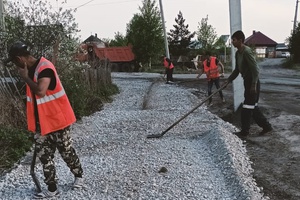 Подрядчики приступили к ремонту дороги в микрорайоне Совхозном