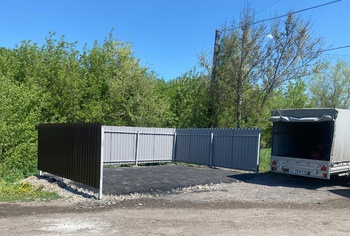 В Белове продолжается обустройство контейнерных площадок
