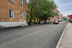 В Новом Городке отремонтировали улицу Пржевальского