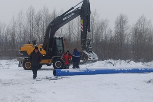 В Белове после праздников возобновили строительство магистрального водовода от 7 гидроузла до 3 микрорайона