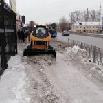 В Белове подрядные организации продолжают борьбу со снегом