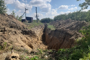 В Белове продолжается строительство магистрального водовода от 7 гидроузла до 3 микрорайона. Специалисты Службы заказчика ЖКХ г. Белово побывали на месте ведения работ,  проверив,  насколько качественно подрядная организация выполняет взятые на себя обязательства